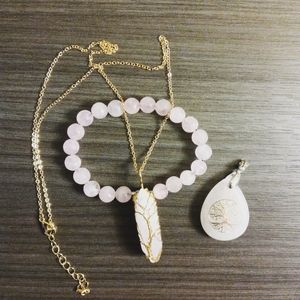 Rose Quartz Handmade Natural Gemstone Bracelet